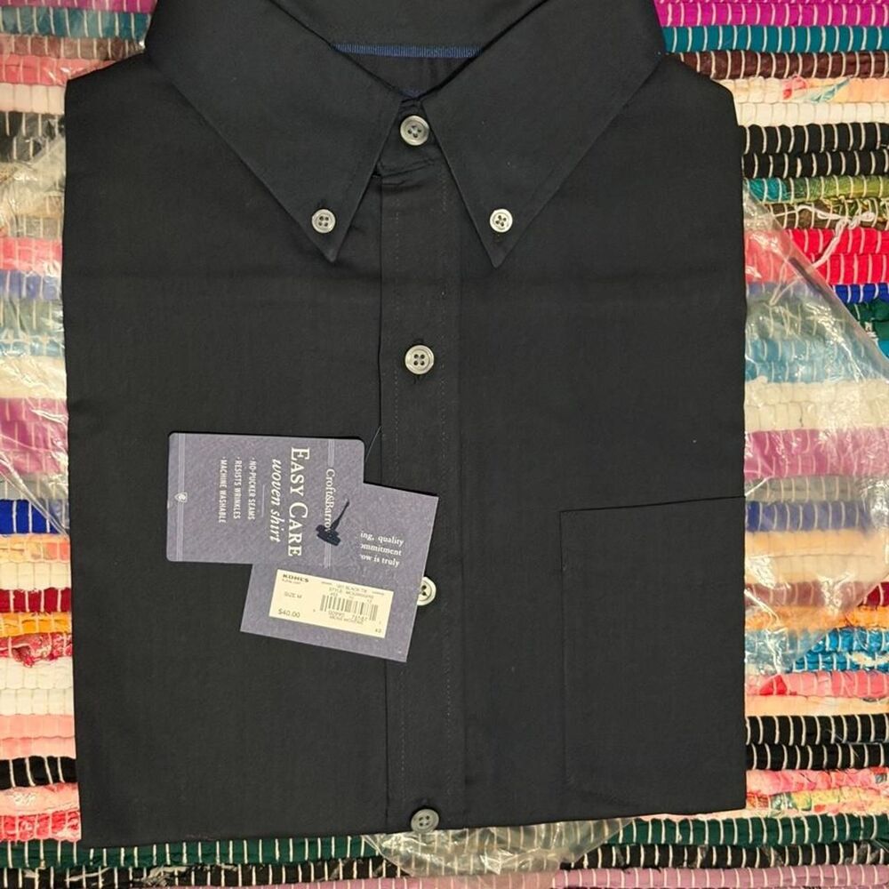 Croft-barrow Men's Navy and Black Shirt